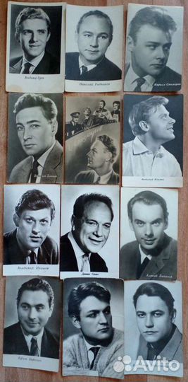 Фото знаменитых актёров 50-60х г