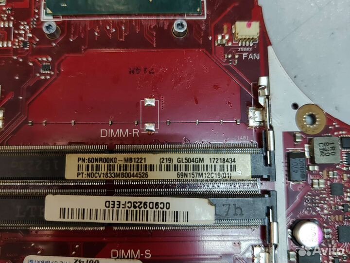 Материнская плата Asus gl504gm