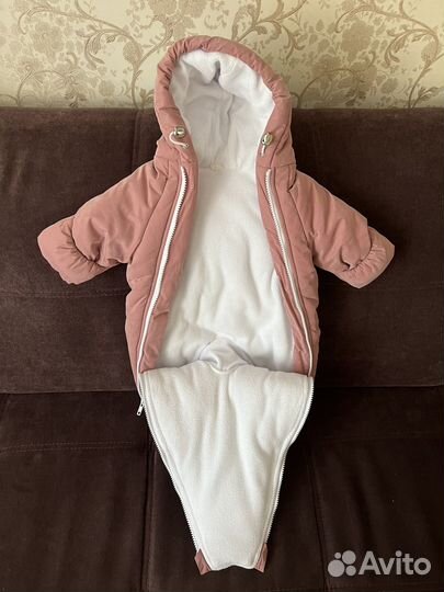 Комбинезон зимний для новорожденных