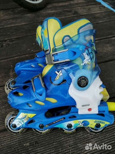 Роликовые коньки детские раздвижные