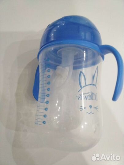 Поильник непроливайка Dr.Brown's с трубочкой