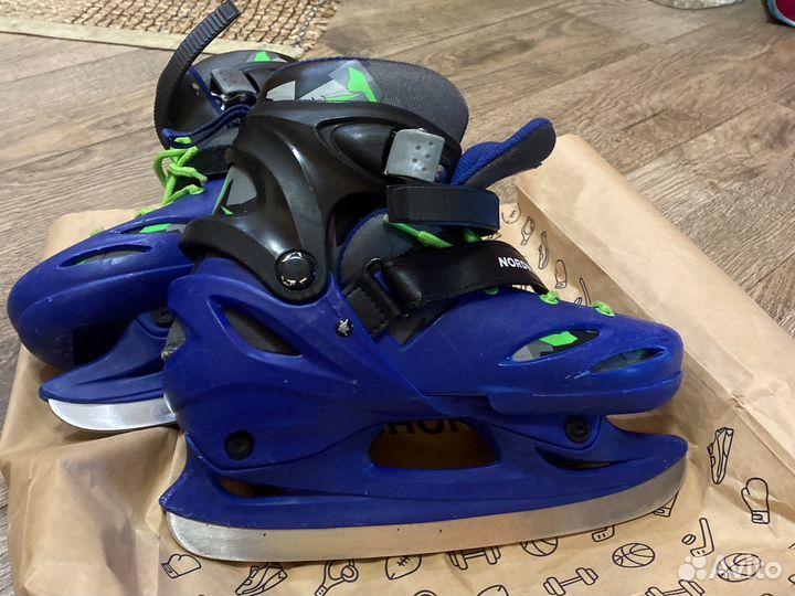 Коньки детские nordway с регулировкой 34-37