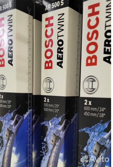 Щетки стеклоочистителя Bosch Aerotwin A034S