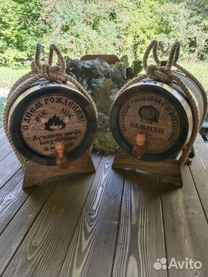 Дубовые бочки для самогона и вина