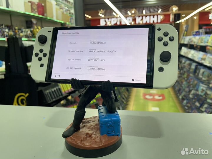 Nintendo Switch oled (White), б/у