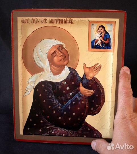 Икона деревянная 