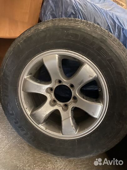 Диски с резиной r17 на Прадо