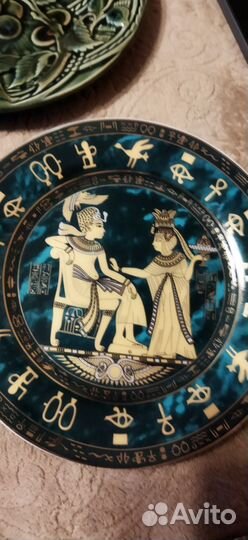 Тарелка декоративная СССР настенная 22 см