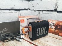 Колонка JBL GO 3 черно-оранжевая