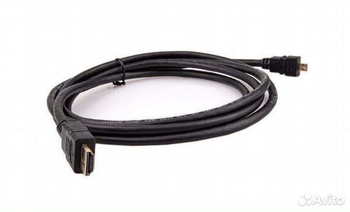 Кабель hdmi - micro hdmi, 2м, v2.0, Telecom