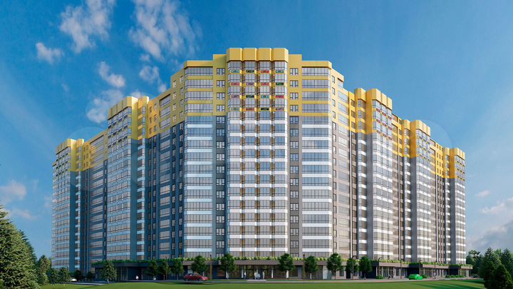 1-к. квартира, 40,5 м², 15/17 эт.