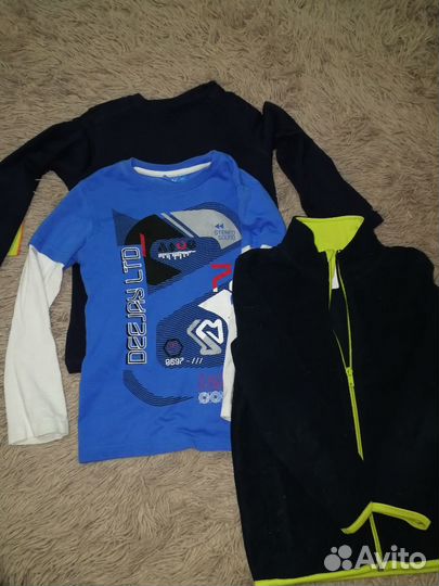 Вещи пакетом размер 122