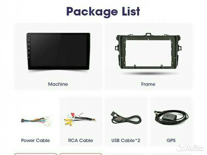 Автомагнитола для Тойота Королла150