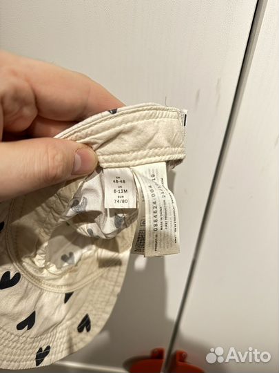 Кепка arket до полутора лет