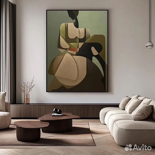 Картина интерьерная геометрическая абстракция