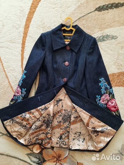 Джинсовое пальто