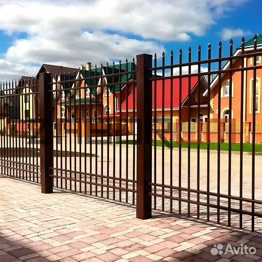 Забор железный решетка в Сергиевом Посаде