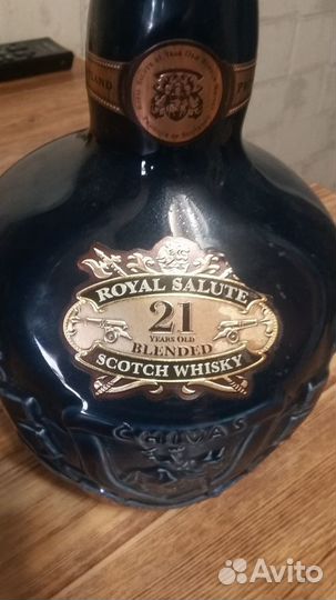 Пустая Фарфоровая бутылка Chivas Regal Royal Salut