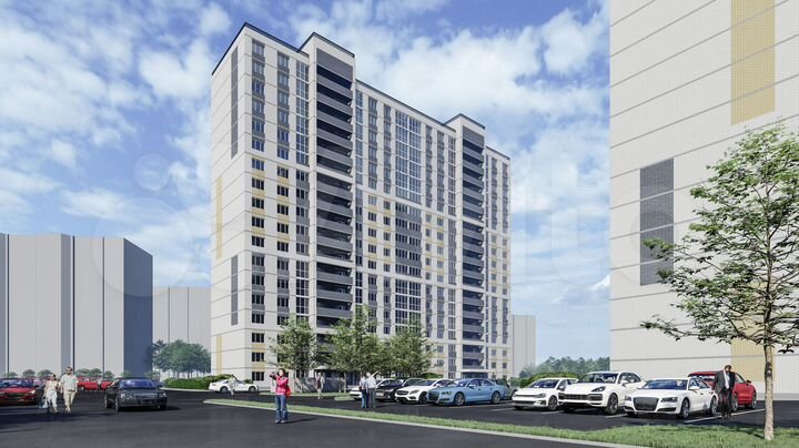 3-к. квартира, 76,6 м², 6/18 эт.