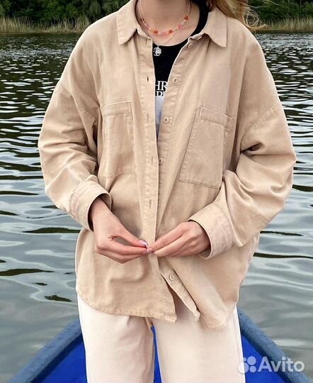 Рубашка вельветовая