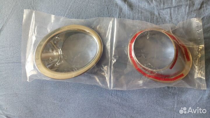 Накладка на передние противотуманки Nissan Qashqai