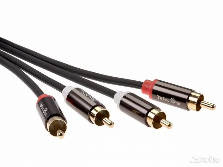 Кабель аудио Telecom 2 RCA - 2 RCA, 1,5 м