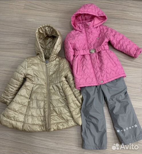 Пальто, куртка, брюки для девочки