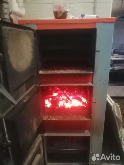 Твердотопливный котел длительного горения бу