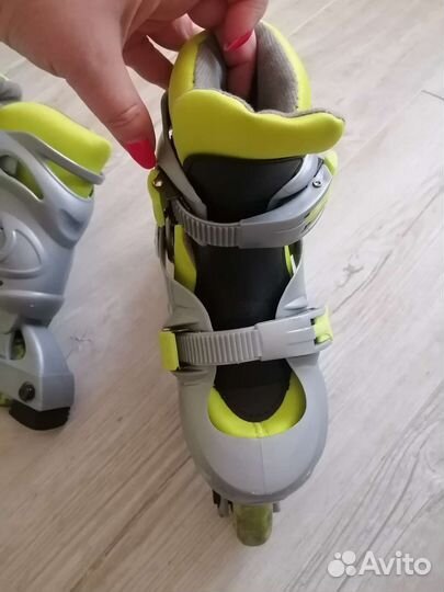 Роликовые коньки детские раздвижные