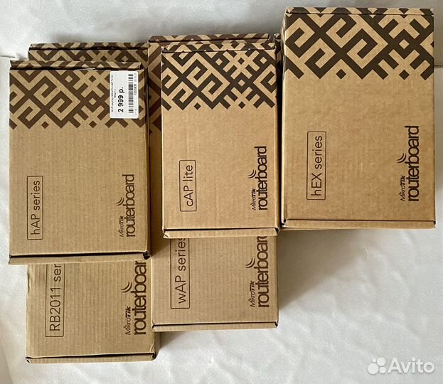 Сетевое оборудование Mikrotik (список в описании)