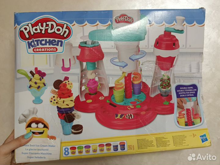 Плей до набор для лепки фабрика мороженого