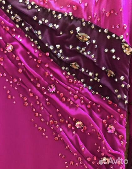 Платье для выступлений фигурное катание 140см