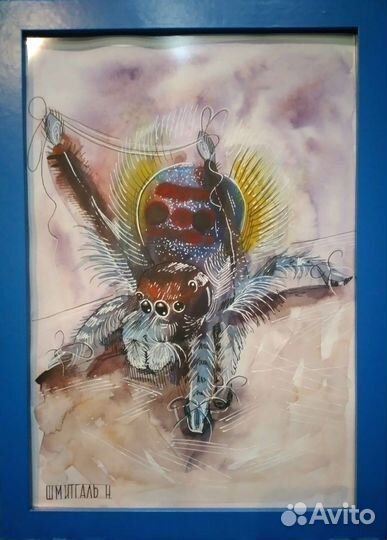 Интерьерная картина в раме картина акварелью