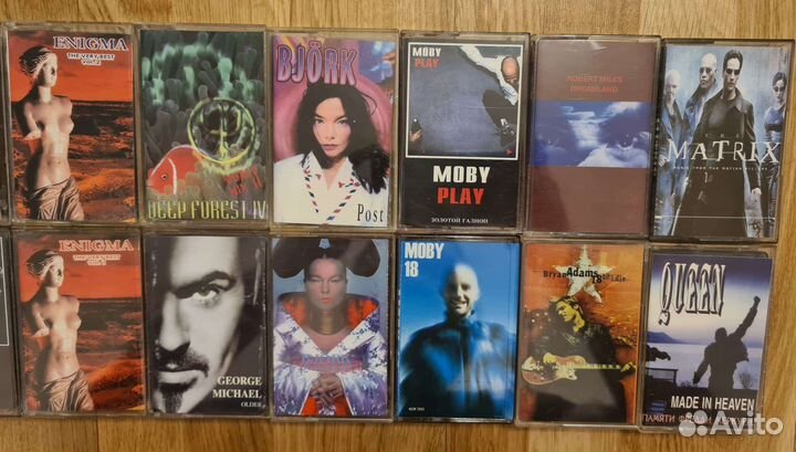 Коллекция кассет рок, метал, электроника (74 шт)