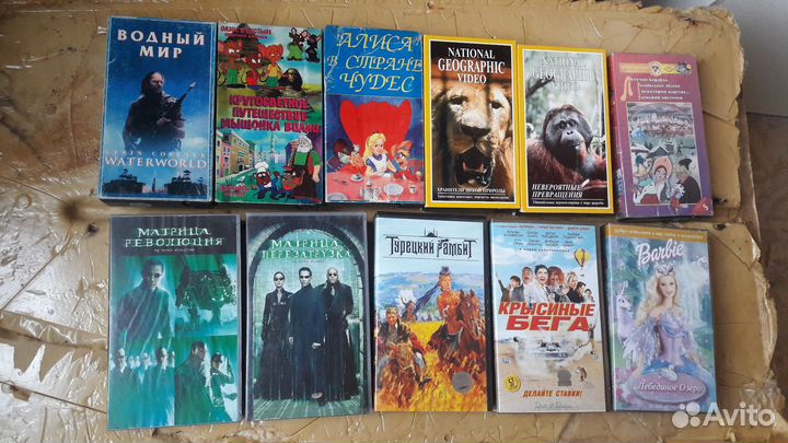 Видеокассеты фильмы мультфильмы