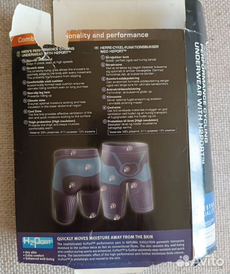 Шорты мужские Crivit sports для велоспорта