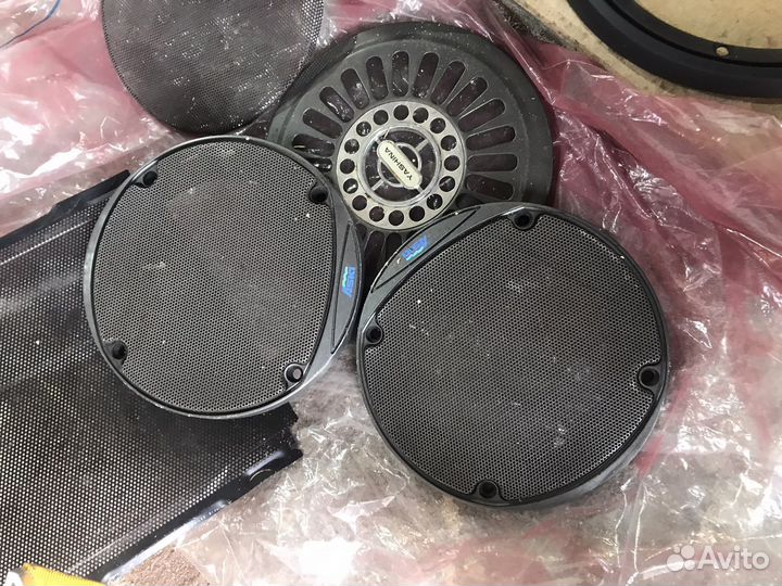 Колонки блины круглые разные и решетки разные