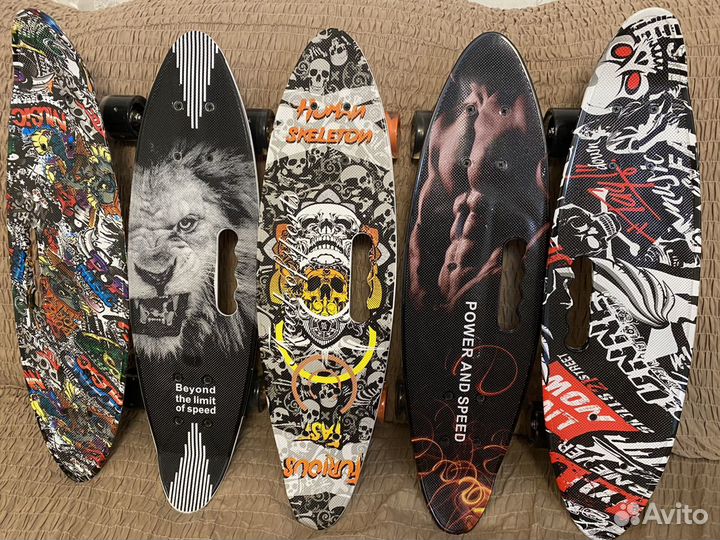 Скейтборд Пенни борд Новый колёса светятся