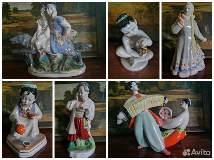 Фарфоровые статуэтки СССР