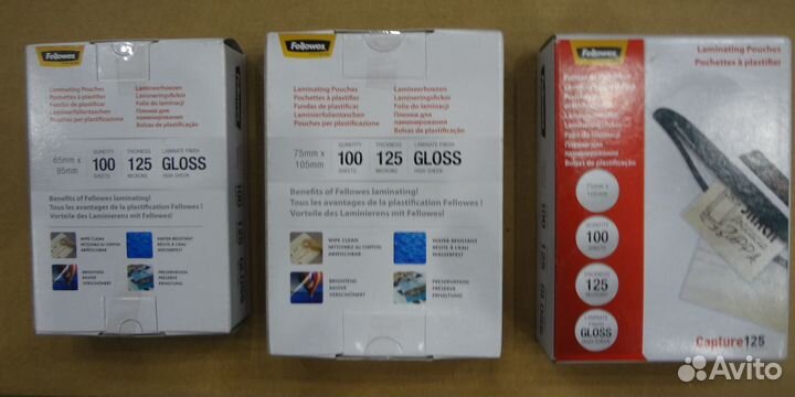 Пленка для ламинатора А4 80мкм, 75х10мм, 65х95мм