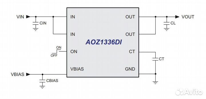 Микросхема AOZ1336DI