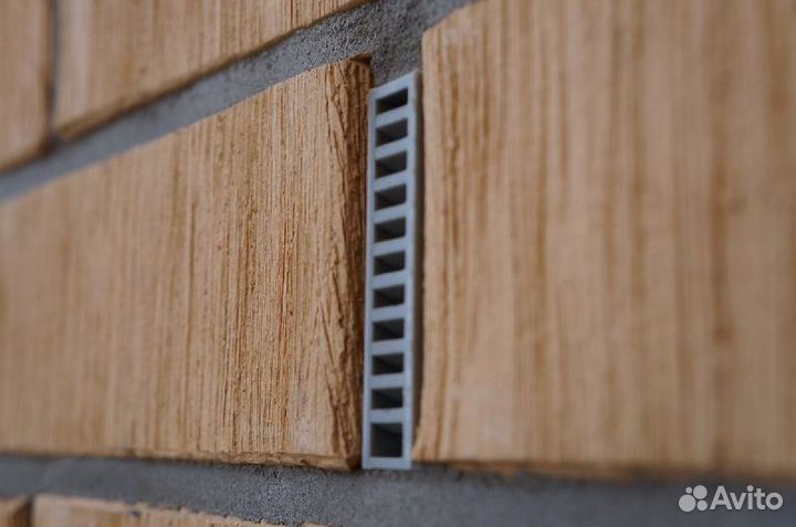 Вентиляционная коробочка для кирпичной кладки сера