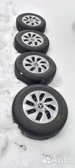 Комплект зимних колес на mitsubishi outlander