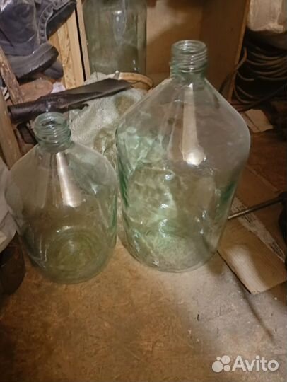 Стеклянные бутыли 20л и 10