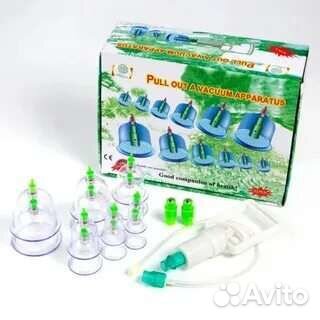 Набор вакуумных массажёров, 6шт