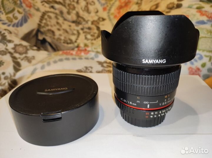 Samyang 14mm f2.8 ED AS IF UMC на Nikon F