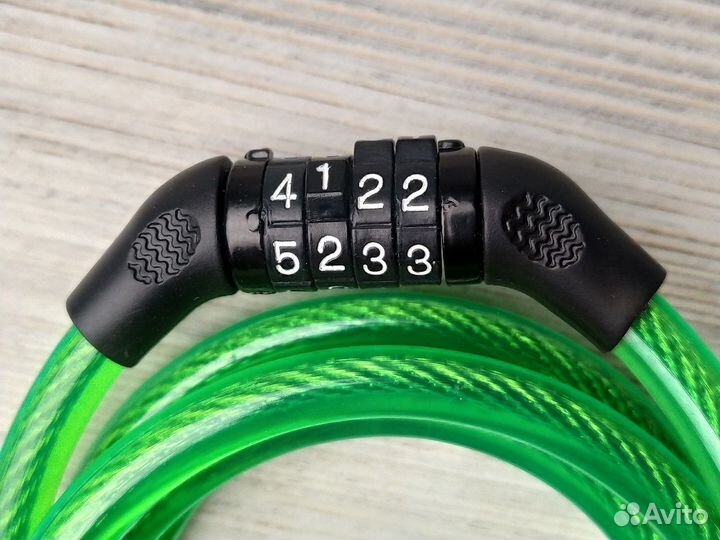 Велозамок 1*150 см кодовый