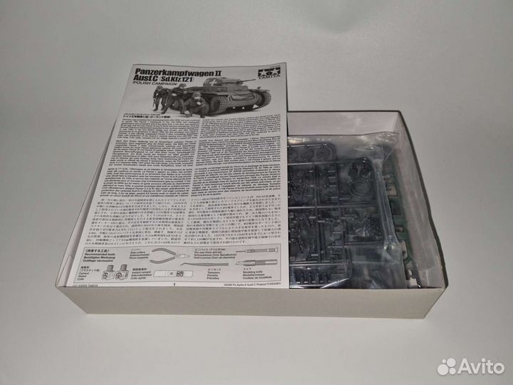 Сборная модель танка PzKw II Ausf C