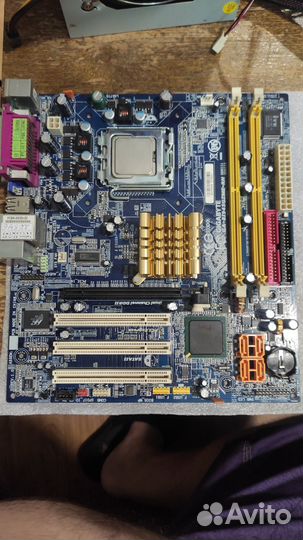 Gigabyte ga-8I945gzme-RH+CPU DDR2 775 сокет