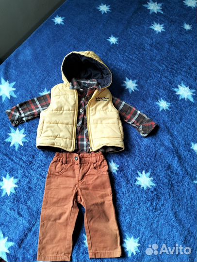 Детские вещи пакетом на мальчика 80,86,92